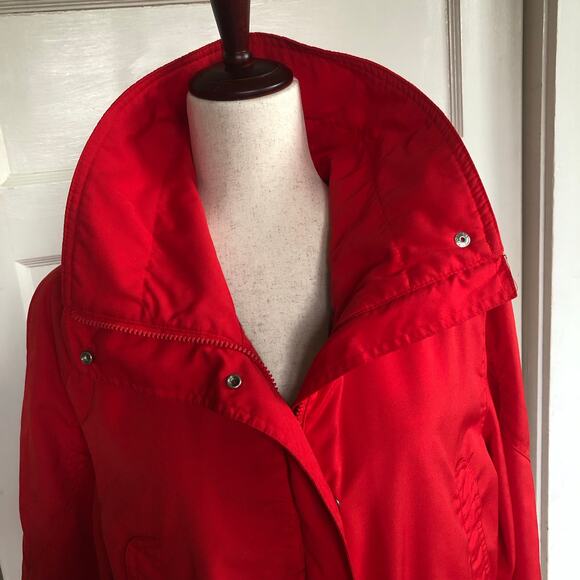 VTG Pacific Trail Red Jacket Womens Large Made in Korea Plaid Lined Outdoor Coat - Picture 3 of 16